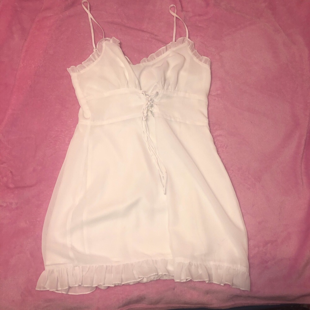 white dress